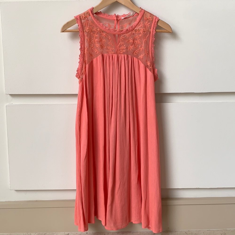 NWOT Blue Pepper Coral summer Dress size Medium